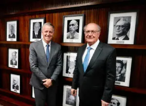 Joel Sant'Anna e Geraldo Alckmin