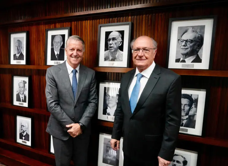 Joel Sant'Anna e Geraldo Alckmin