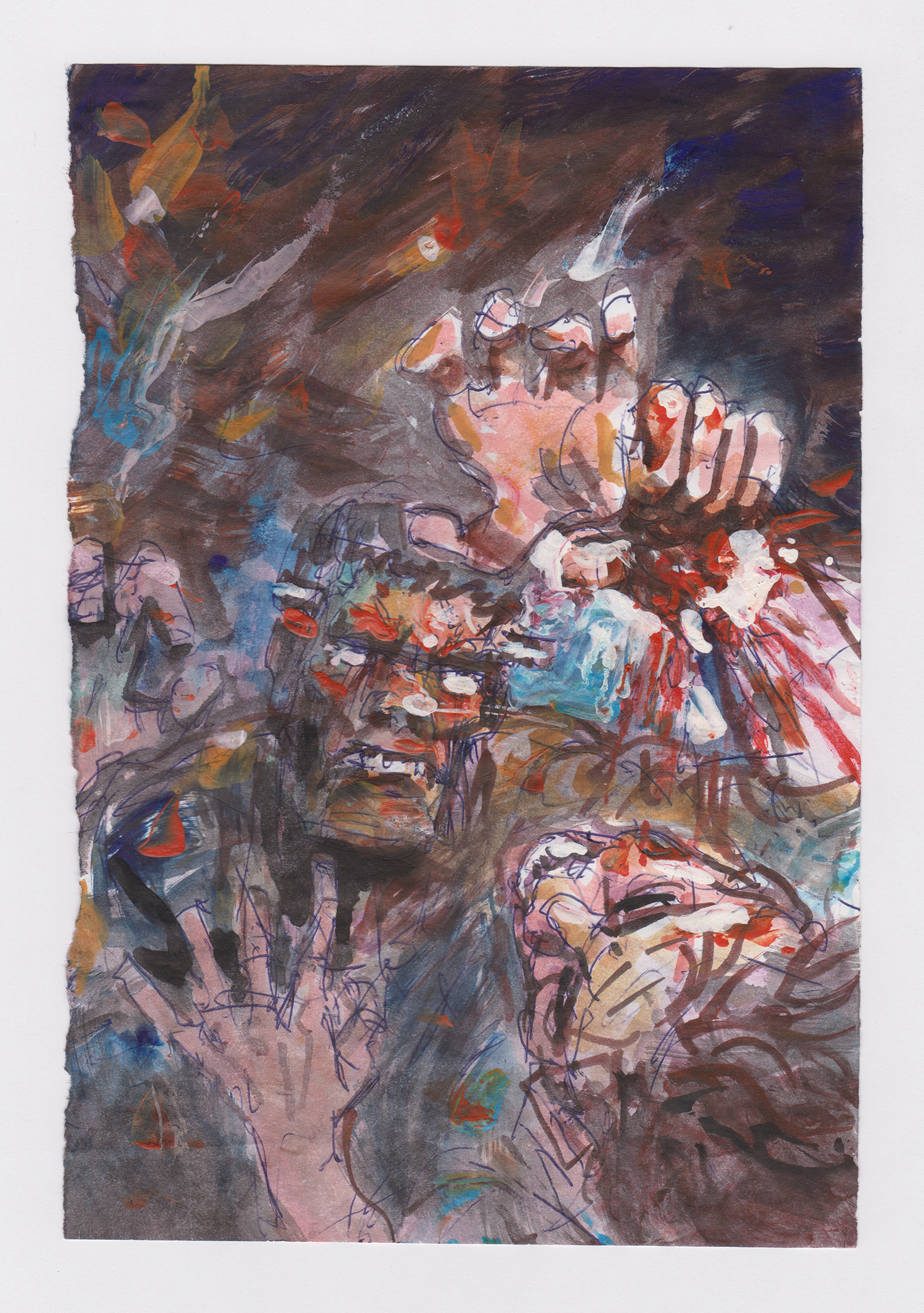 exposição de Shimamoto