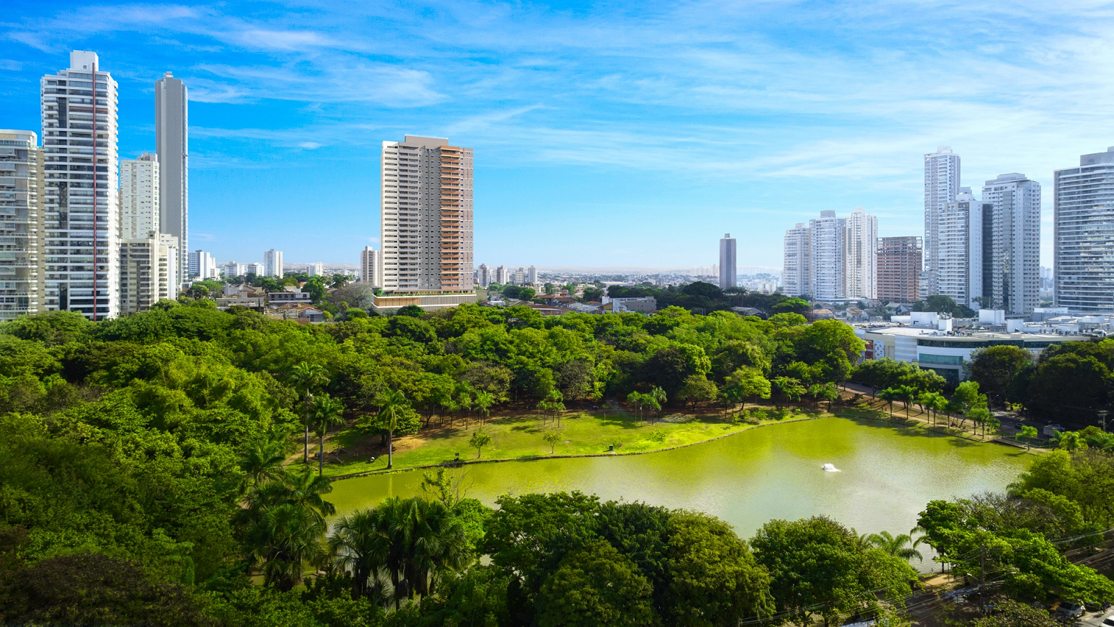 Imóveis próximos a áreas verdes