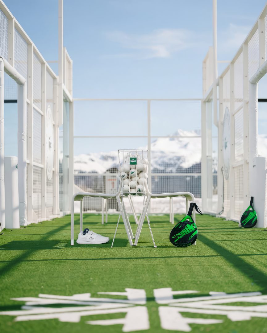 Lacoste padel Courchevel