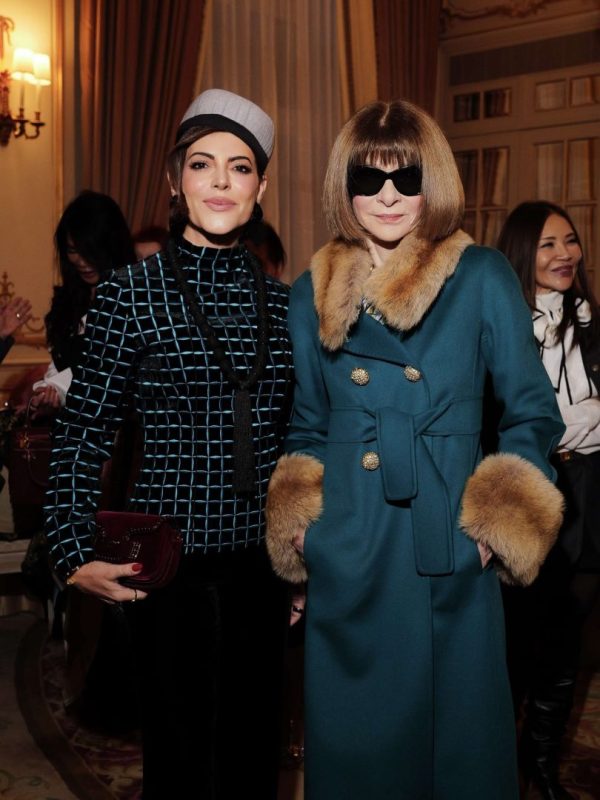 Emmanuele Louza e Anna Wintour