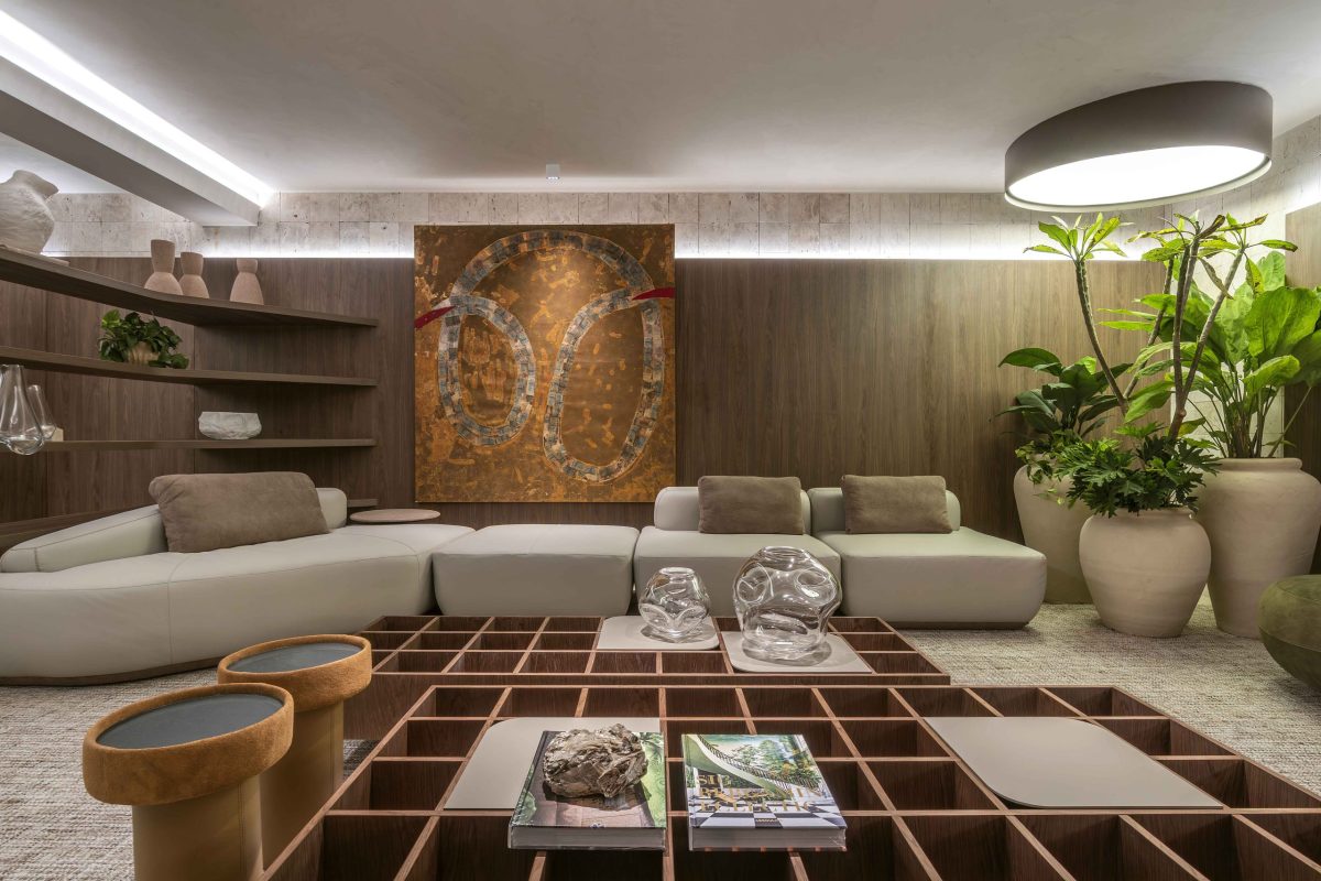 Lounge de Entrada — Cenário do que Permanece - Lara Zago Arquitetura - Edgard Cesar – 01