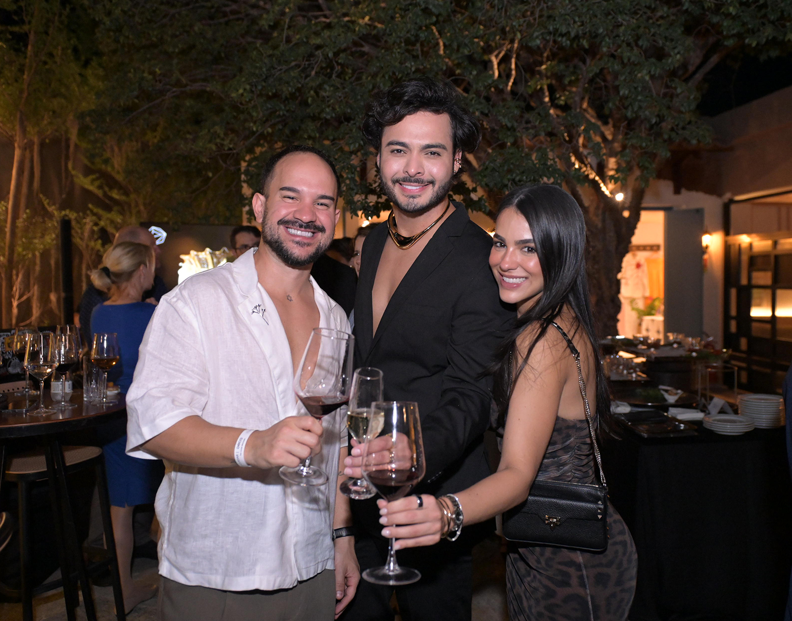 Gean, Lucas Machado e Giovanna Arimatéa