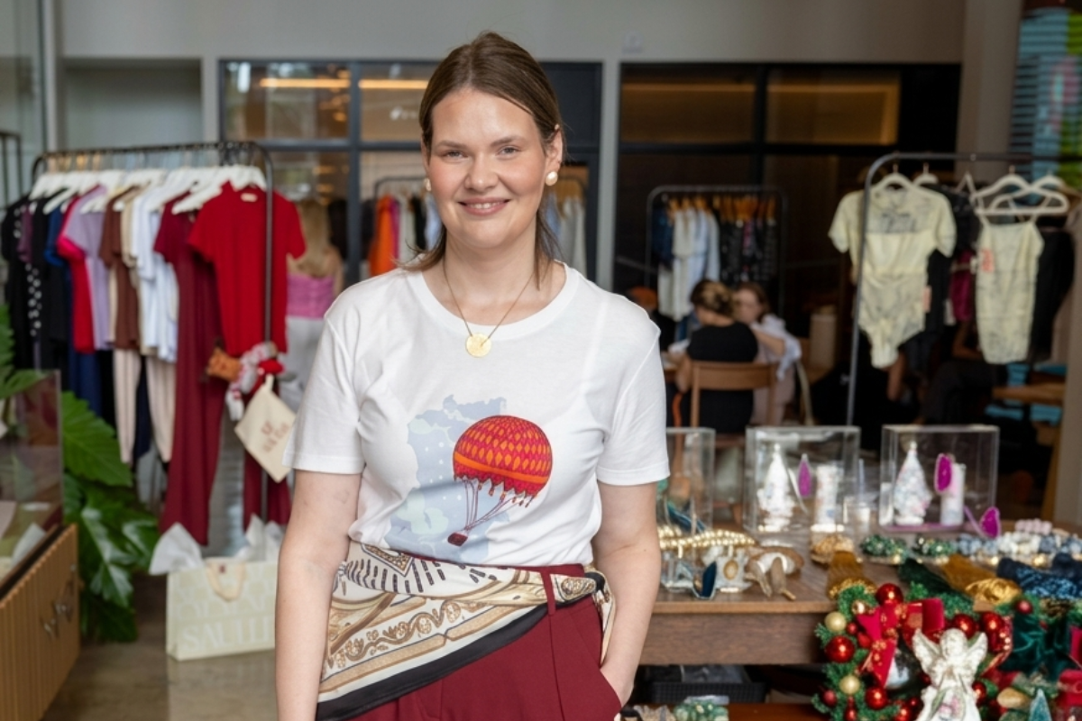 Manoela Moraes, empresária à frente do Mercadinho