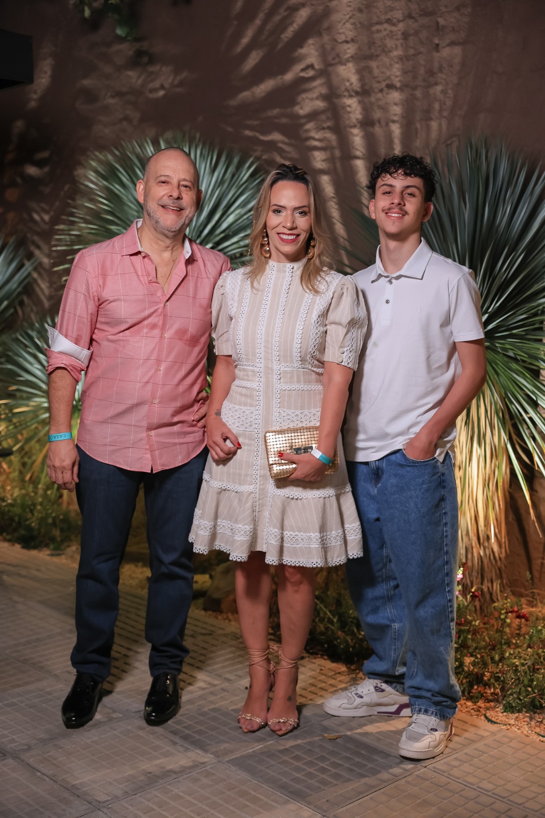 Carlos Nascimento, Amanda Calil e Gustavo Ayres