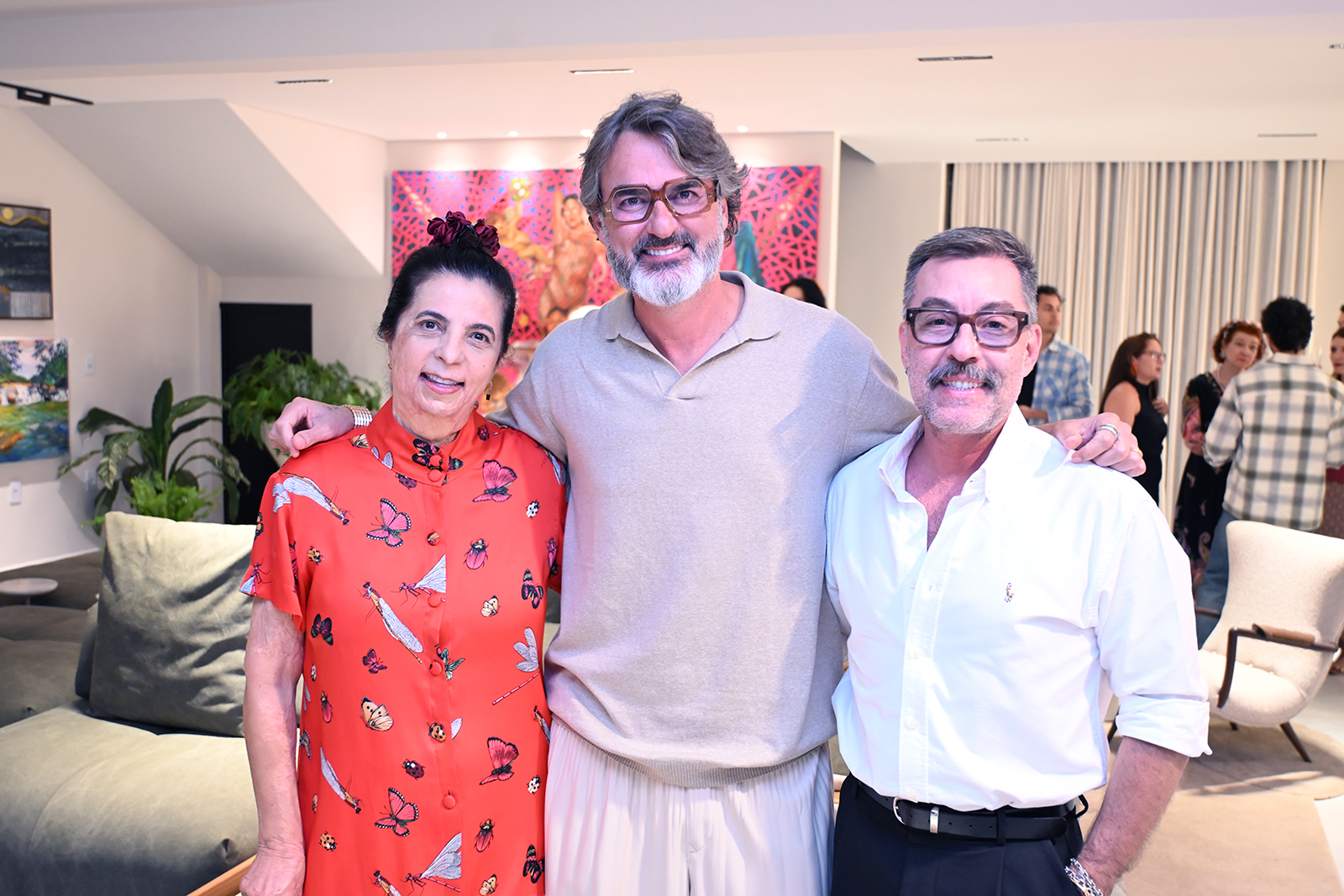 Cristina Lopes, Leo Romano e Rogério Bernardes