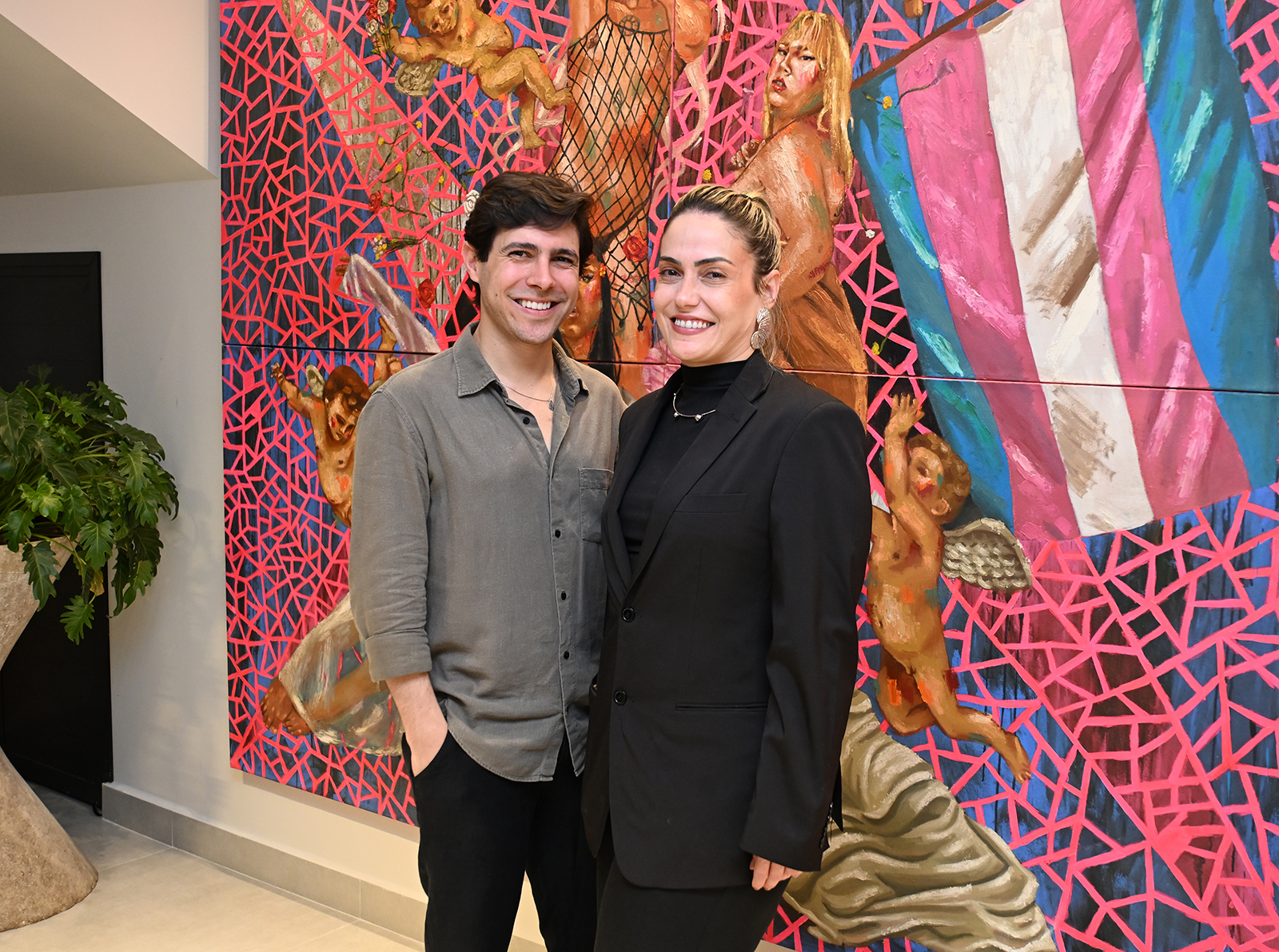 Daniel Filho e Michele Sanchez