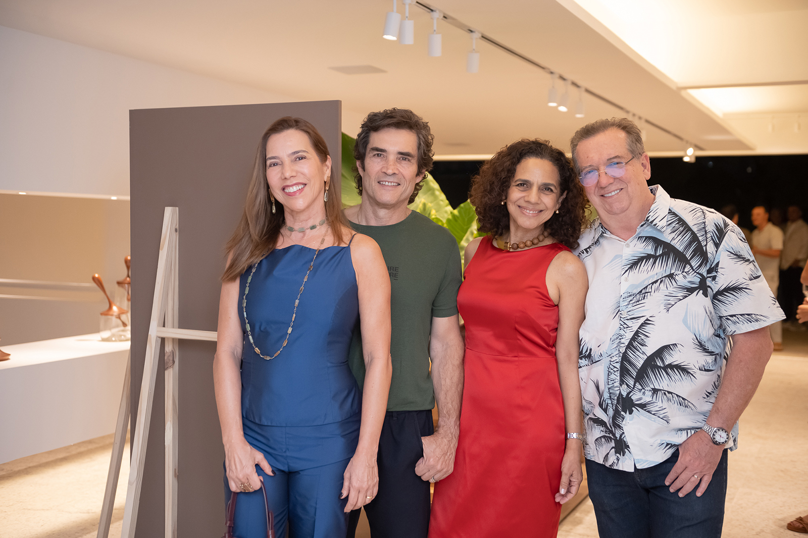 Luciana Stival, Marcos Queiroz, Marília Teixeira e Sauro Mariano
