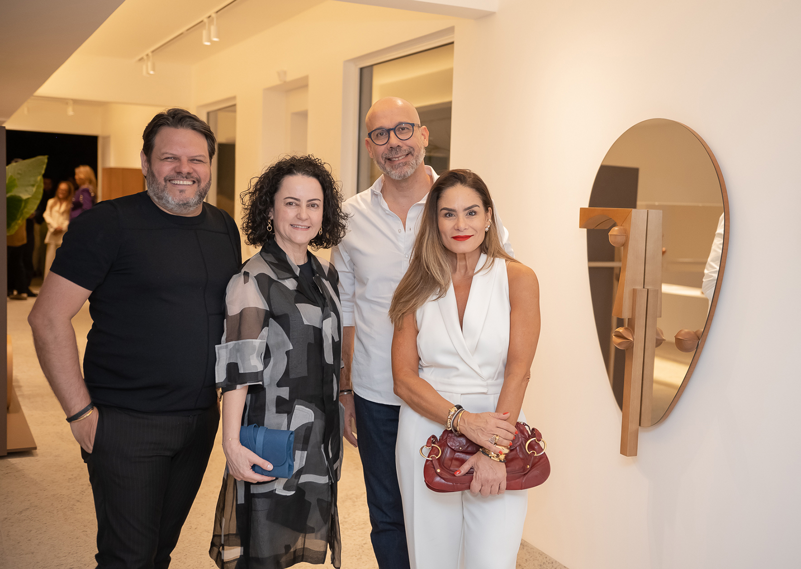 Luiz Cláudio Faleiro, Ludmila Câmara, Caius de Castro e Andréia Rocha Lima