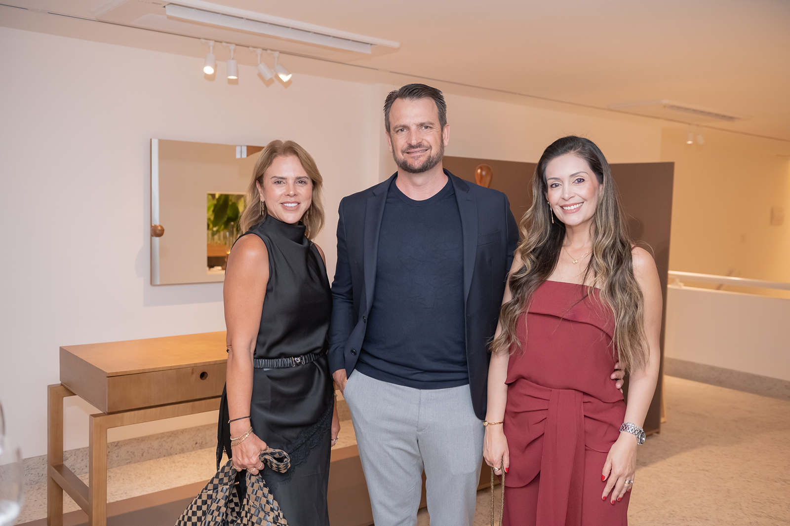 Viviane Gusmão, José Henrique e Natália Mendoza