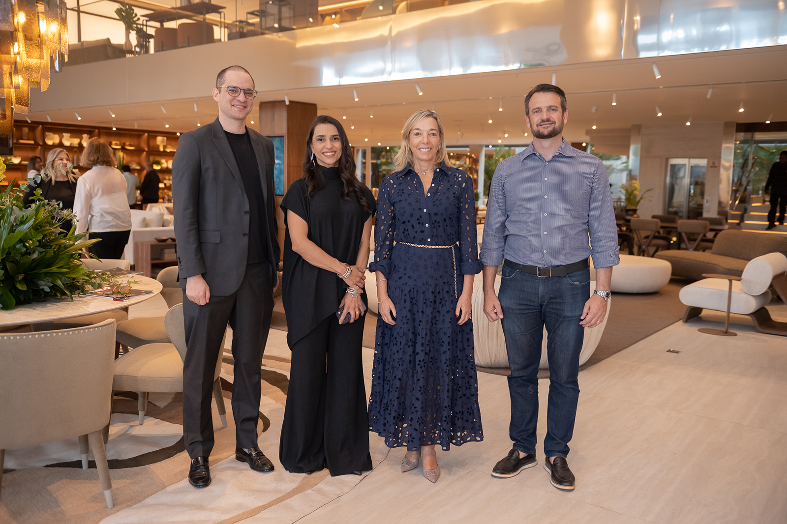 André Rivkind, Bruna Felix, Anette Rivkind e José Henrique