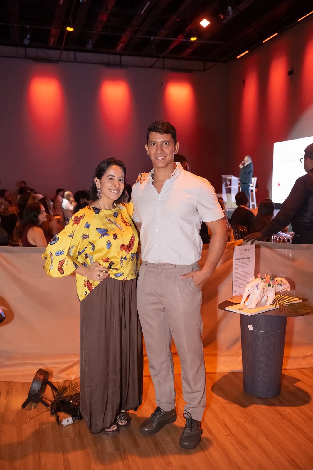 Alice Caldas e Ruben Brito