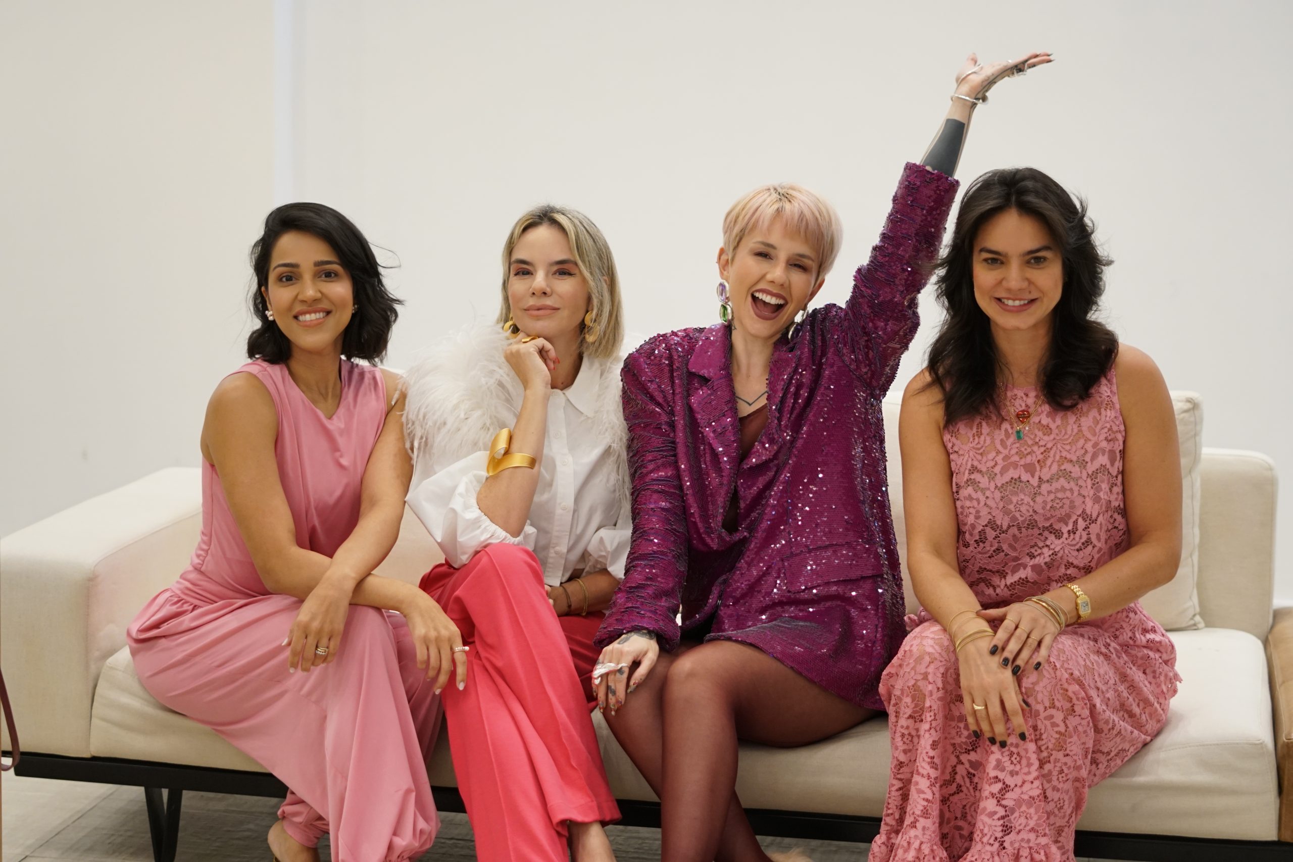 Amanda Pinheiro, Cau Oliveira, Aline Lobo e Izabelle Capuzzo