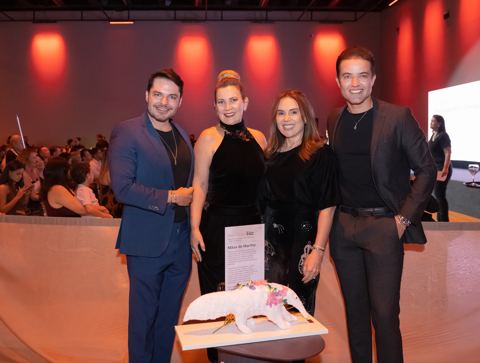 Daniel Porto, Rose Campos Vaz, Ivana Menezes e Samuel Faria
