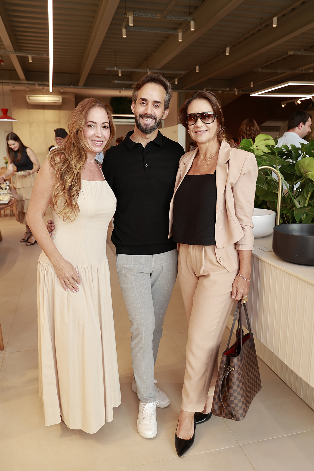 Maria Célia Siqueira, Rodrigo Borges e Rubiana Teixeira