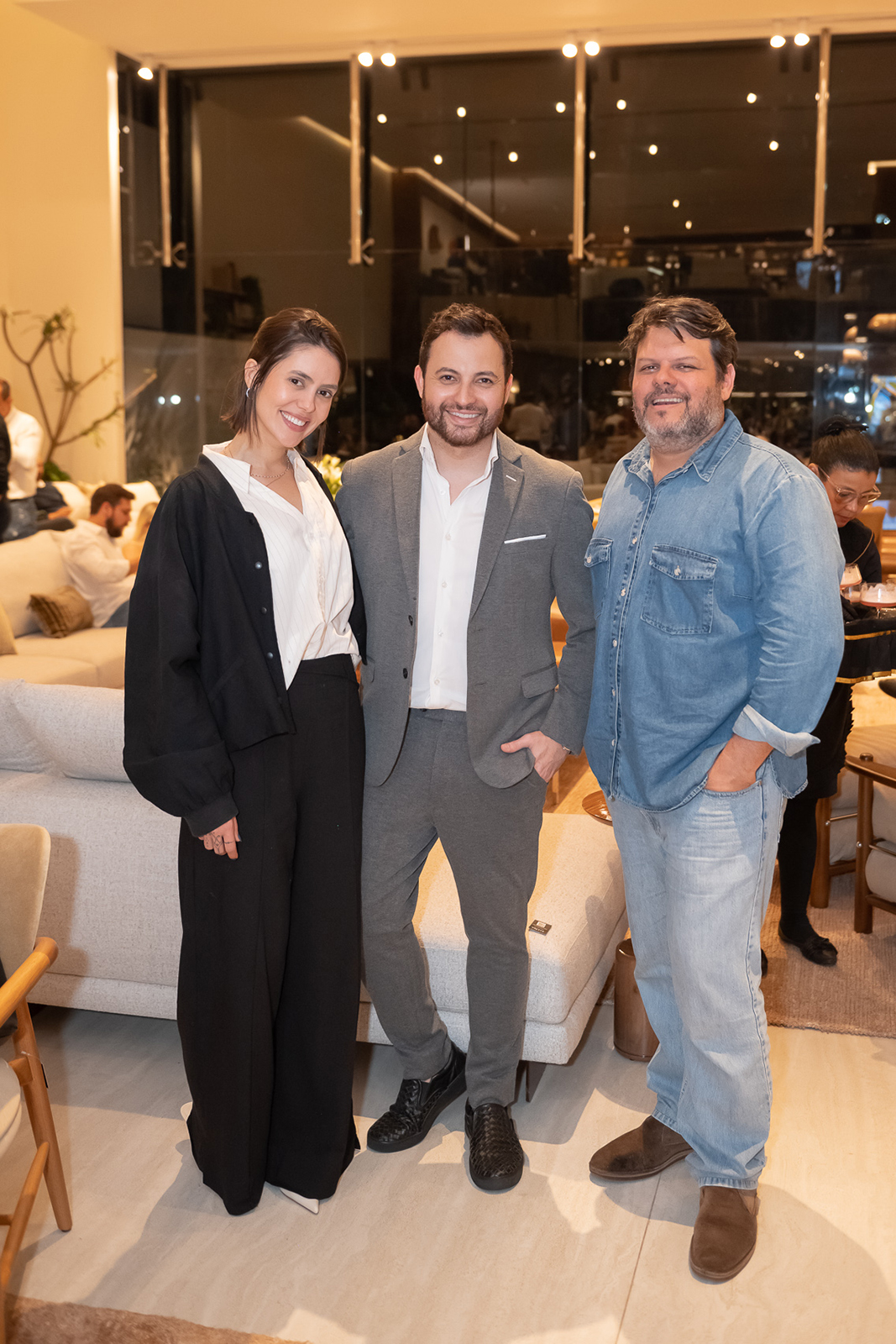 Caroll Castanheira, Ribeiro e Luiz Claudio Faleiro