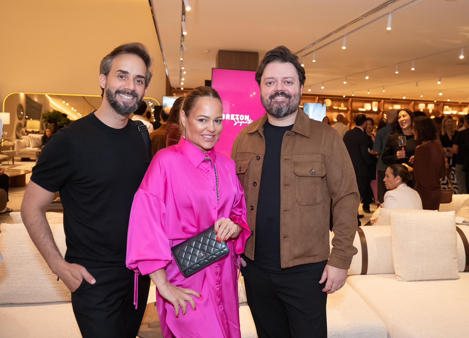 Rodrigo Borges, Taisa Bueno e Rodrigo Peixoto