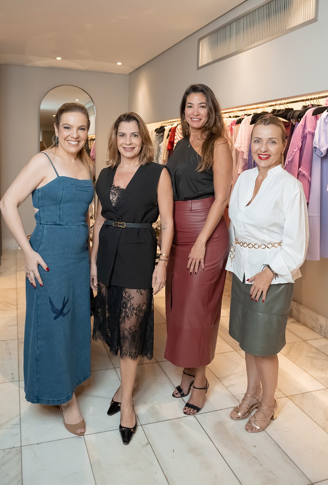 Fernanda Gemus, Estela Daia, Sammea Vilarinho e Renata Arantes