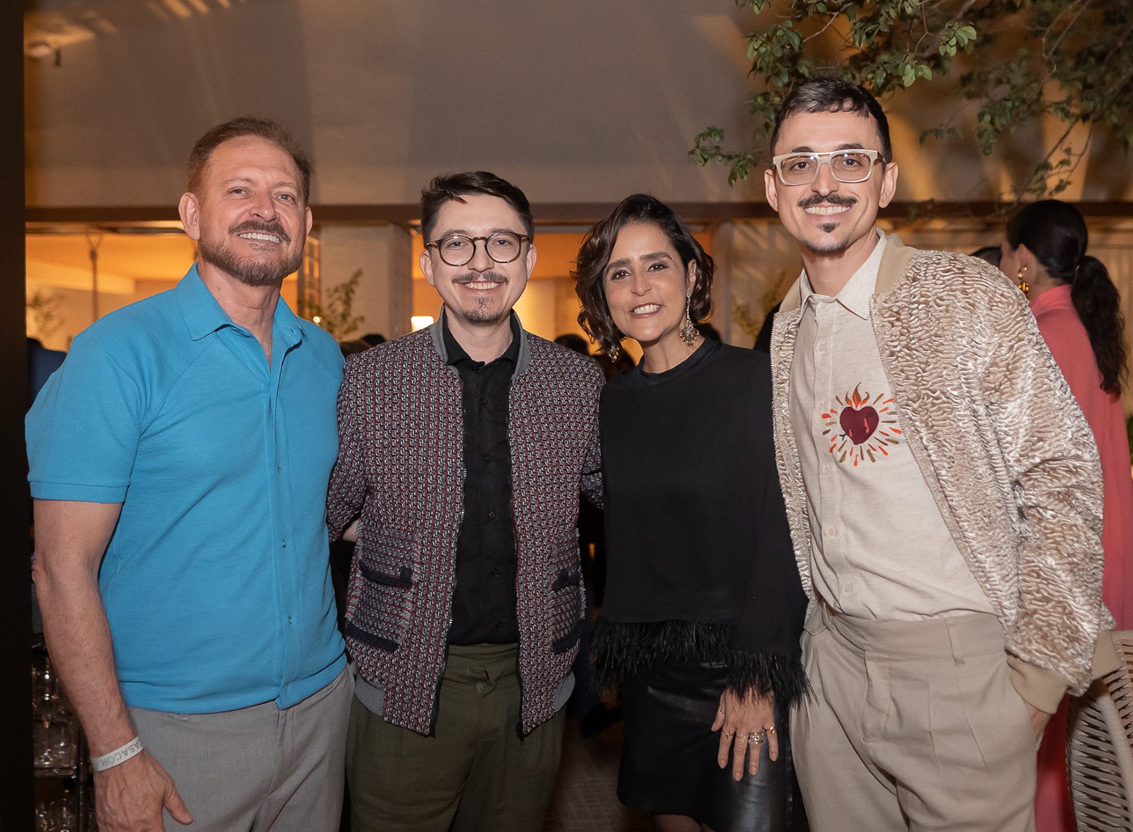 Clarismar Machado, Ricardo Mazi, Mariela Romano e Jefferson Castro