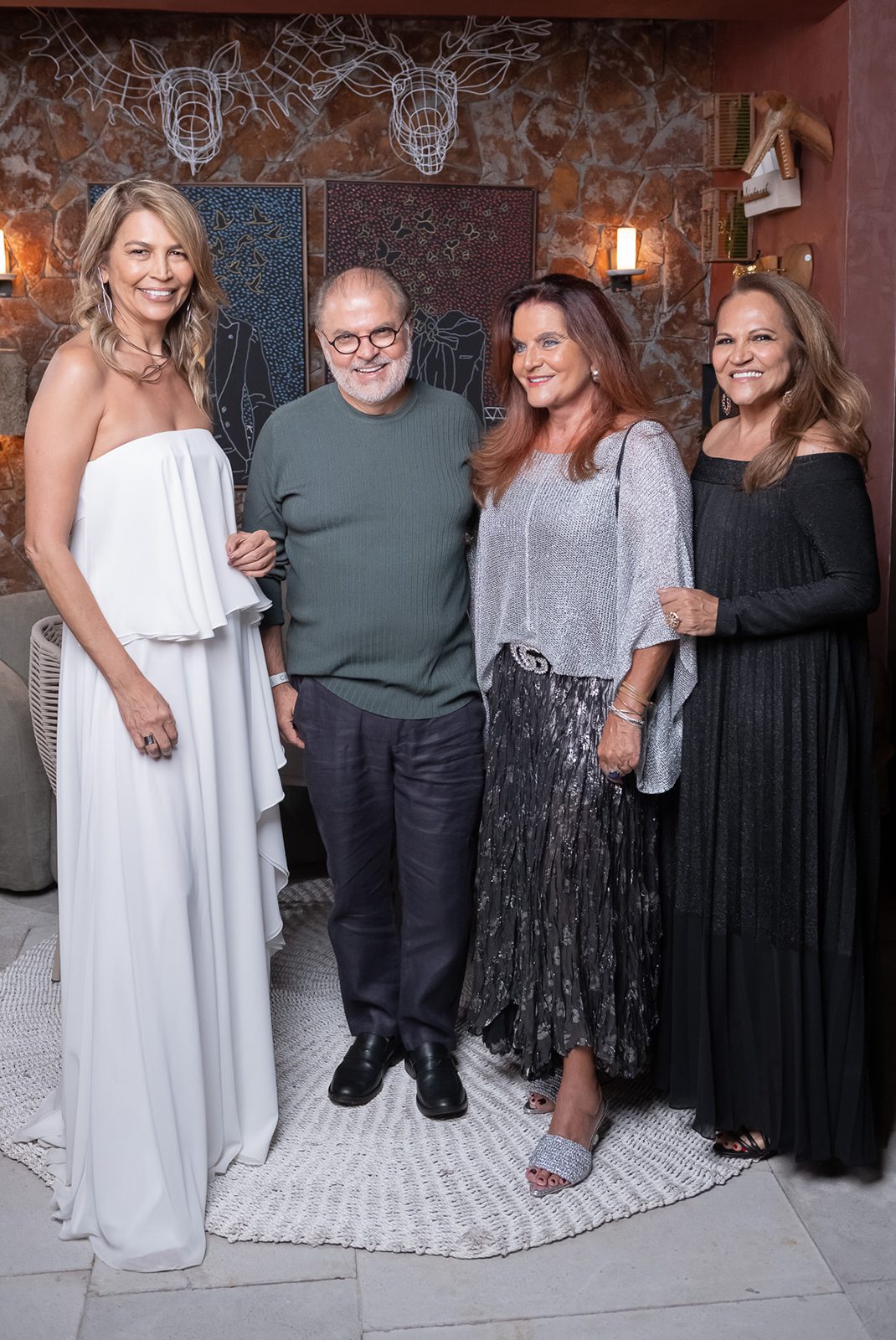 Rosângela Motta, Genésio Maranhão, Liliane Lobo e Ângela Motta