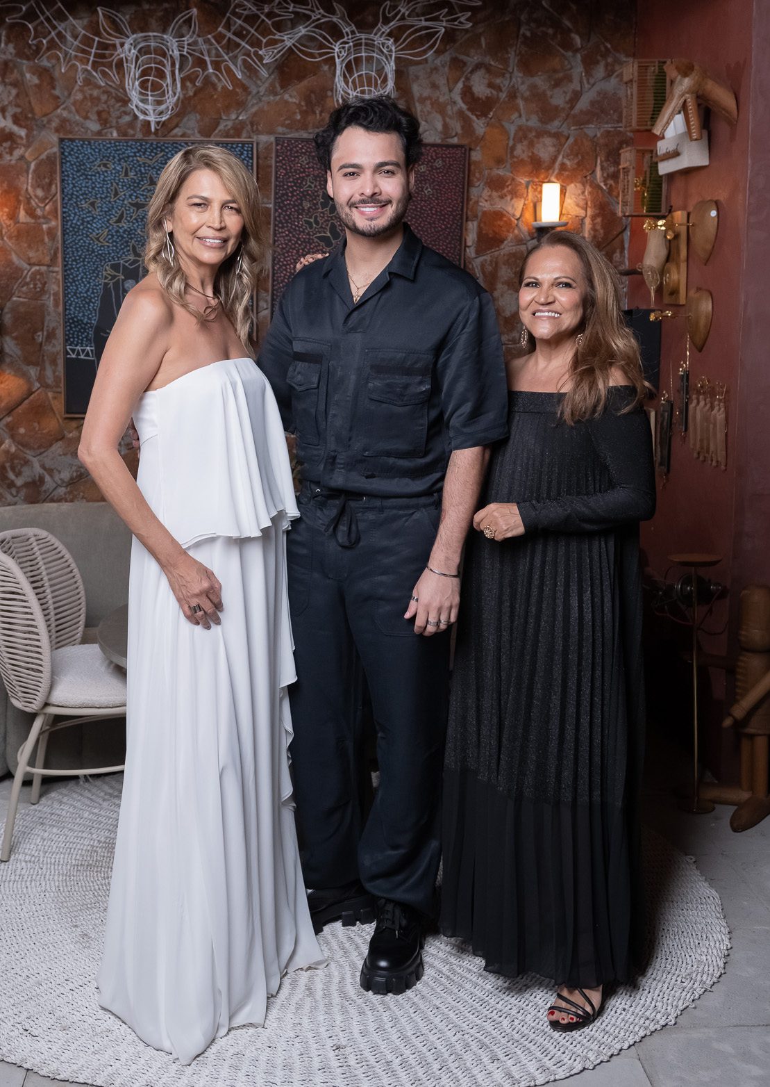 Rosângela Motta, Lucas Machado e Ângela Motta