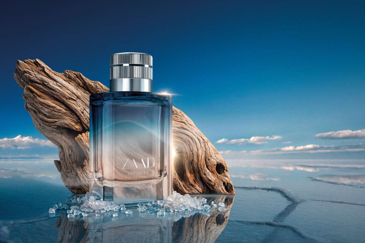 Zaad Infinity é o novo Eau de Parfum masculino de O Boticário, inspirado na mineralidade e na paisagem do Salar do Uyuni, na Bolívia (Fotos: Divulgação)