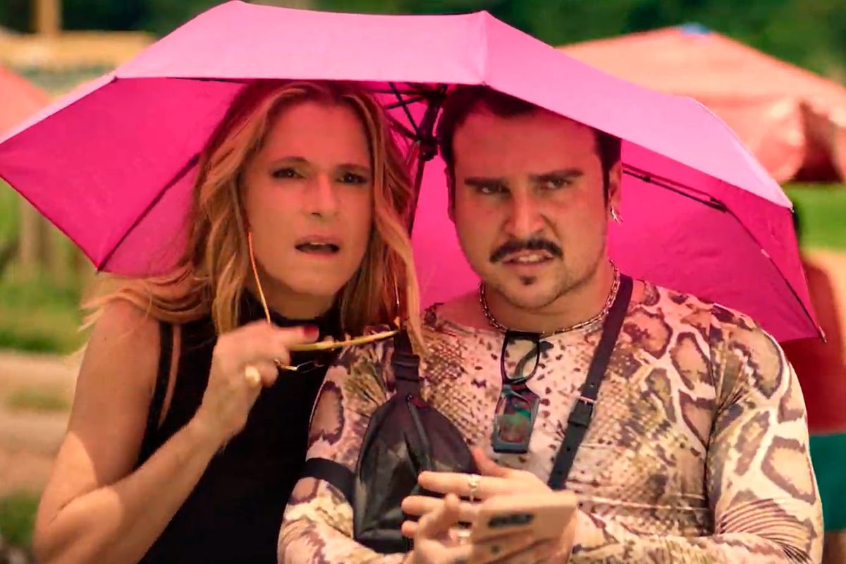 Ingrid Guimarães e Rafa Chalub no filme 'Perrengue Fashion' - Créditos:
