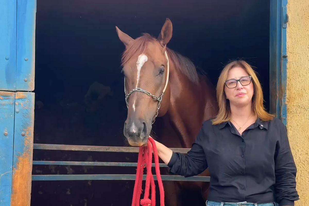 Nívea de Paula, presidente do Jóquei Clube