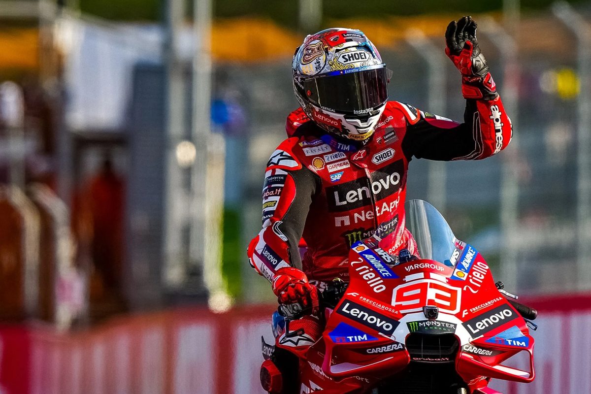 Marc Márquez, da Ducati Lenovo Team, venceu a Sprint do GP do Japão, pela 16ª etapa da temporada 2026 da MotoGP (Foto: MotoGP)