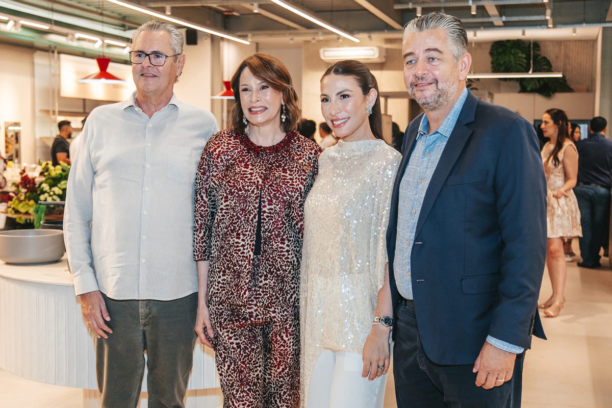 Tadeu Luz Silva, Marusa Luz Silva, Carol Camilo e Karluz Silva (Foto: @nelsonpacheco)