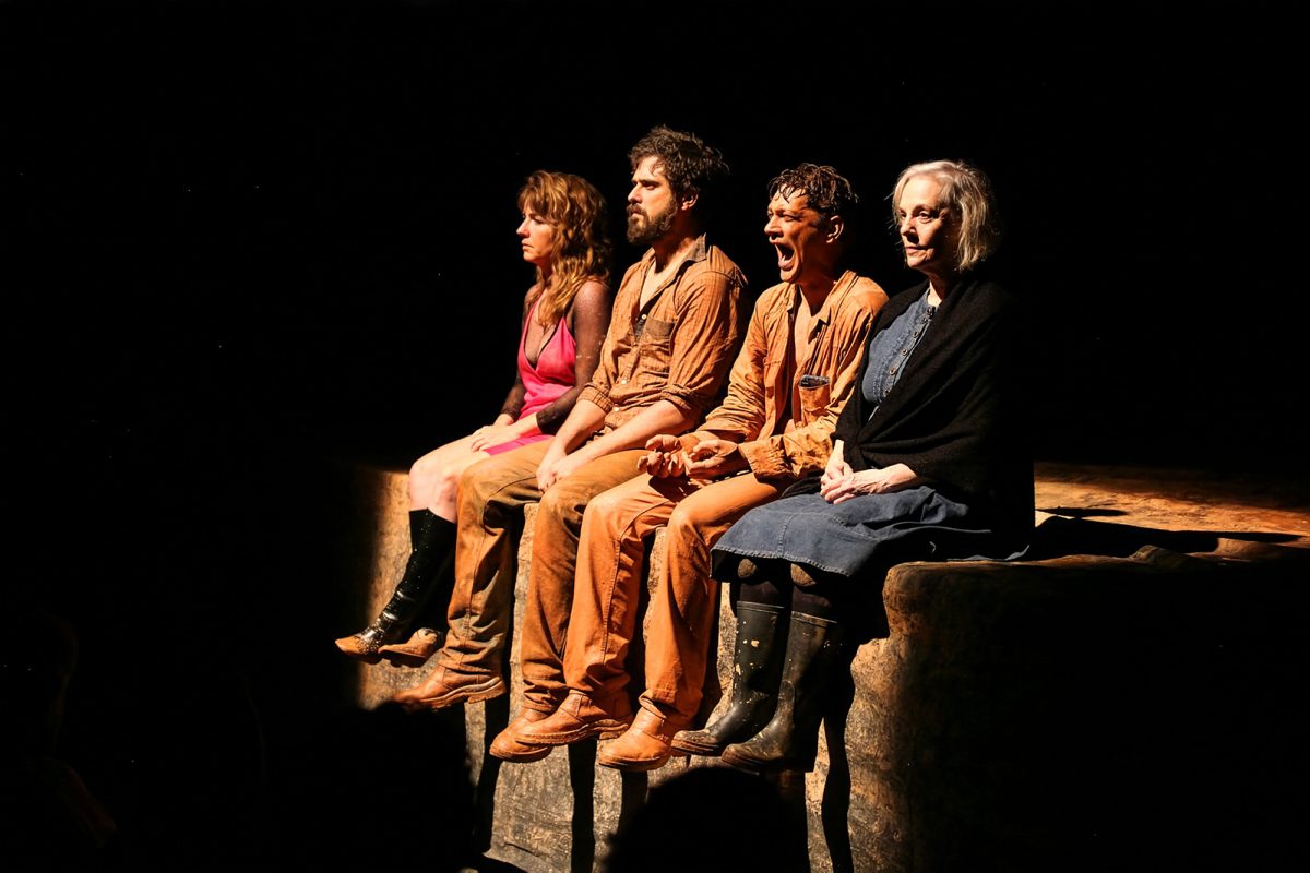 No elenco, Camila Nhary, Iano Salomão, Armando Babaioff e Denise Del Vecchio,  (Fotos: Alex Woloch e Victor Pollak)