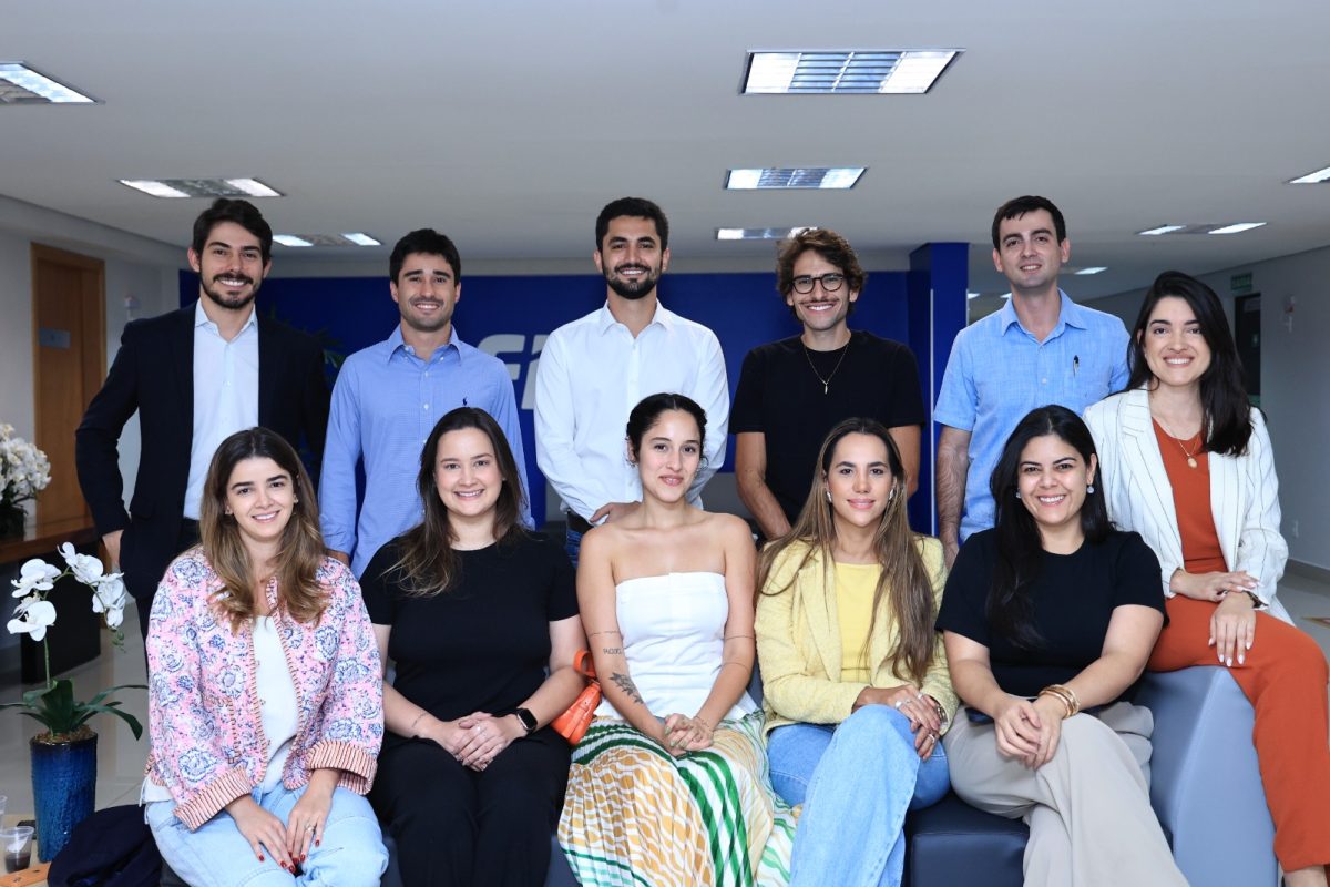 Representantes da diretoria da Fieg Jovem em Goiás Foto: Fieg