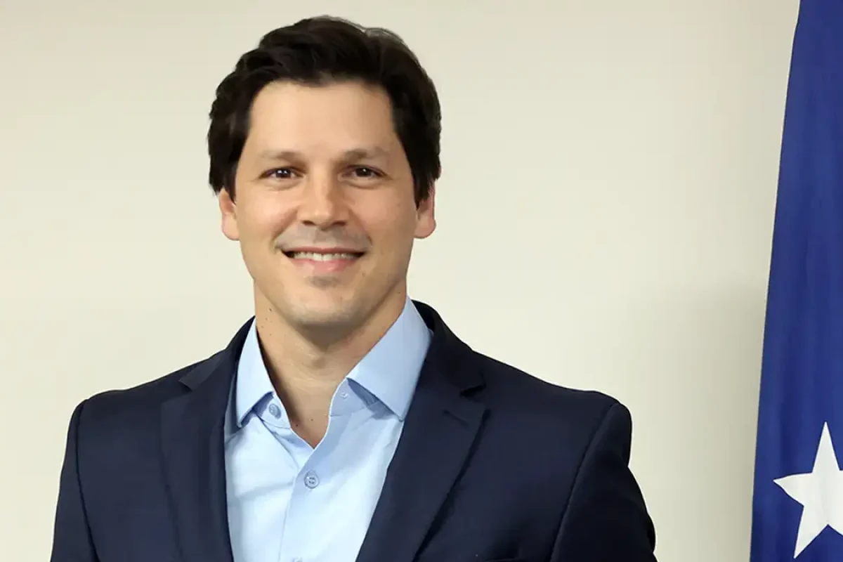 Daniel Vilela foi eleito governador de Goiás no primeiro turno das eleições de 2026, com 58,82% dos votos válidos, segundo dados do TSE (Foto: Governo Goiás/Divulgação)