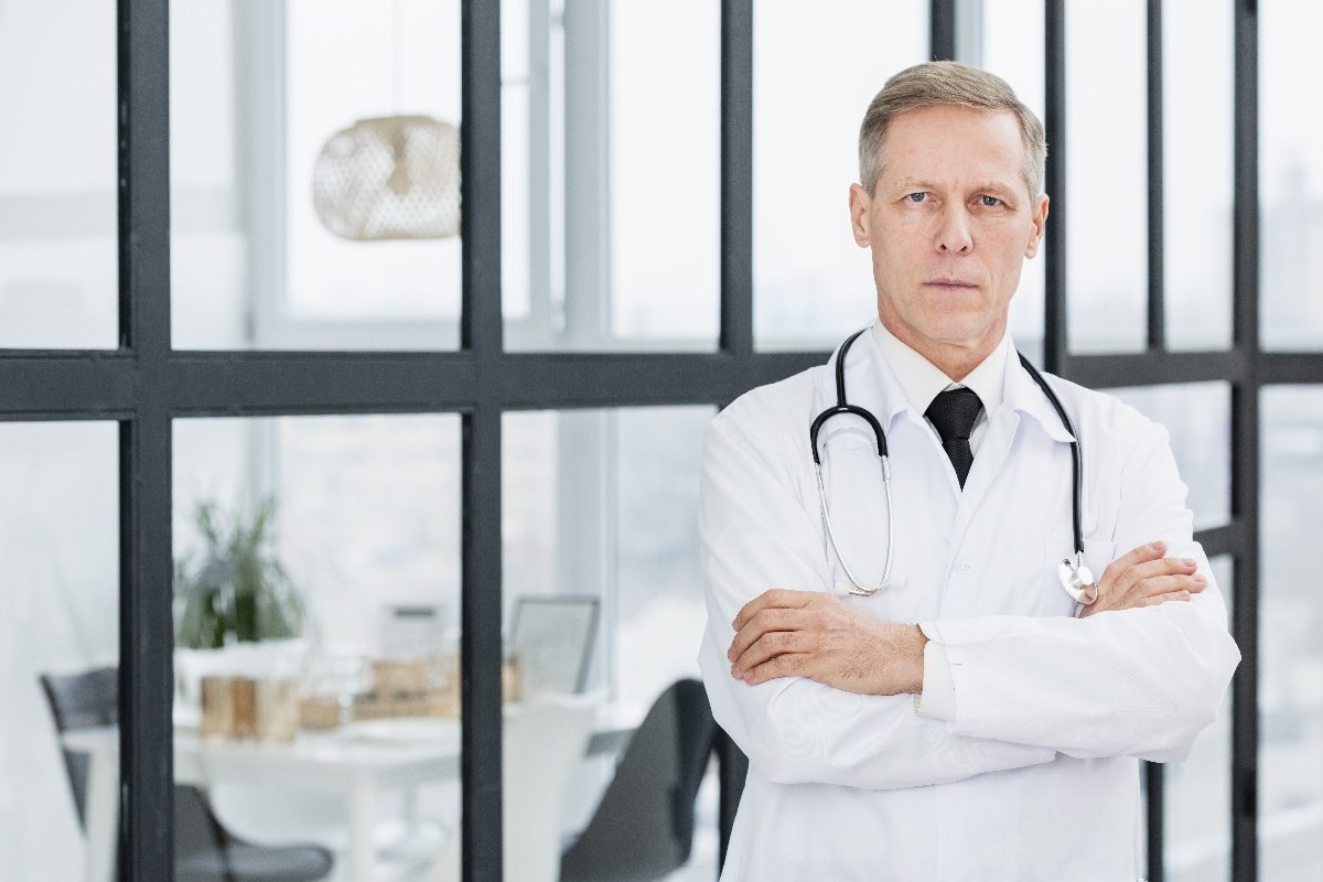 high-angle-male-doctor