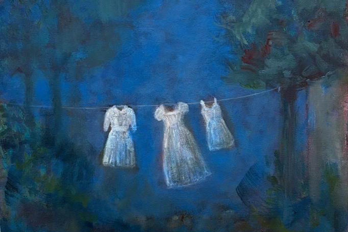 El vestidito colgado 27x35 cm 2025
